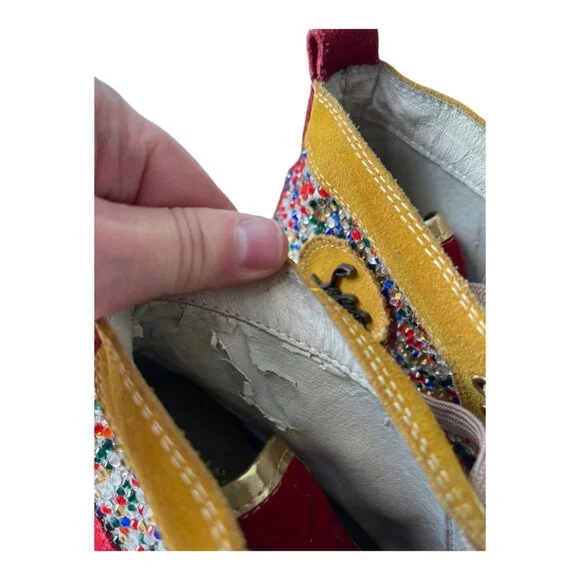 CHRISTIAN LOUBOUTIN BIP BIP WOMAN ORLATO FLAT GLITTER SNEAKERS Size: EU 40, US 9 - Picture 16 of 16